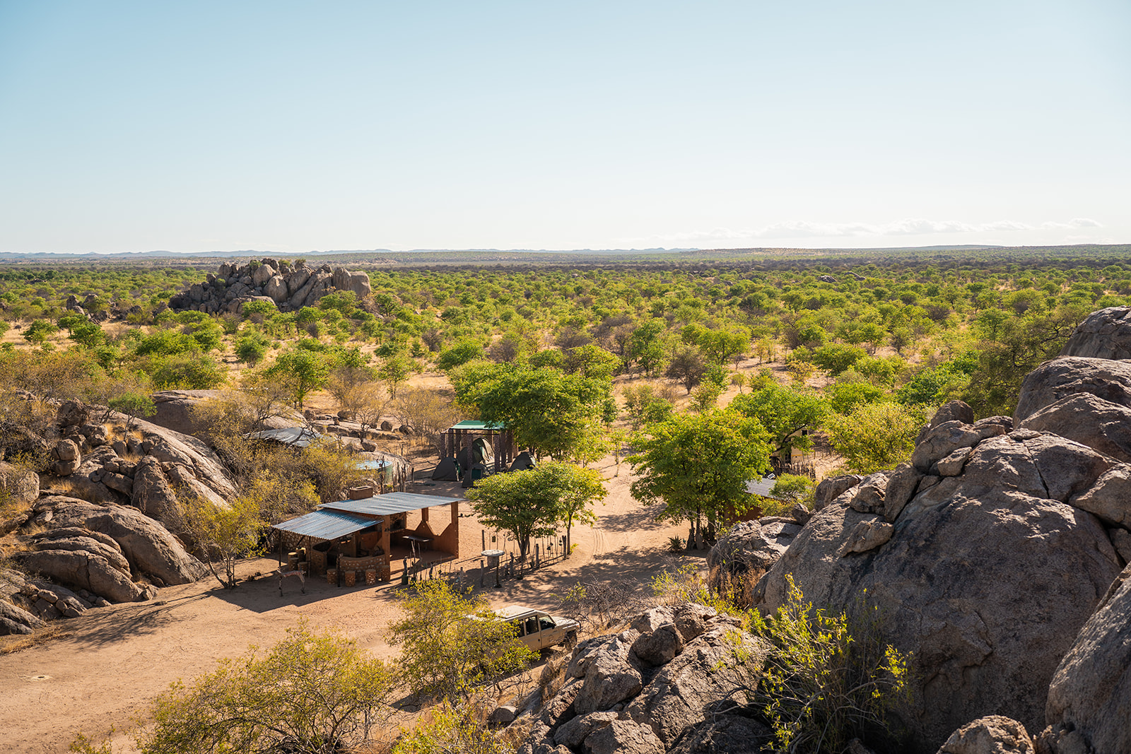 Bush camp & Duncan campsite